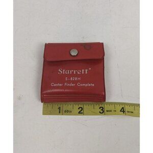 Starrett S-828H Center Finder Complete 5 Pc Set Box Case Made in USA Vintage